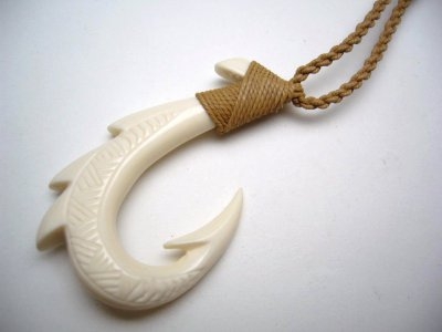 35067 Dragon Fish Hook Necklace
